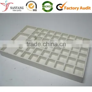 Custom Wood Tray for Ring With Multi Compartments Dividers thumbnail-1