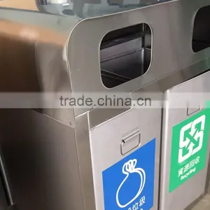 Outdoor Recycl Industrial Waste Containers For Garden Waste Can thumbnail-4