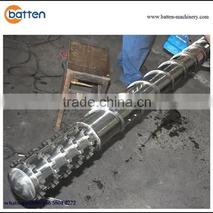 Bimetallic Plastic Extruder Screw and Barrel for Single Screw Machine thumbnail-1