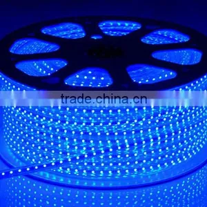 HV Led Strip Light 50m/Roll 60led/Meter Copper Strip 5050 Dmx Controlled Rope Light 220v thumbnail-1