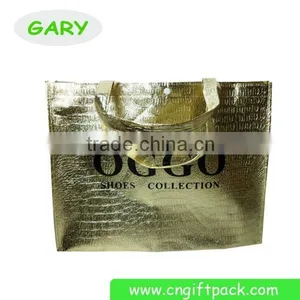 Metallic Non Woven Bag Big Size Shopping Bag Gold thumbnail-5