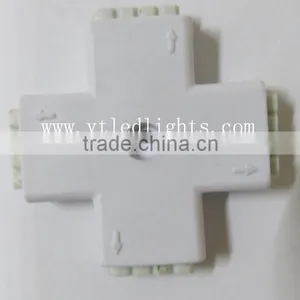Smd5050 Rgb Led Strip Connector 10mm "+" Shape High Quality Shenzhen thumbnail-1
