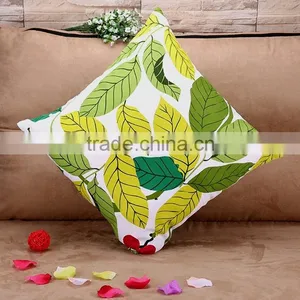 2015 Pure Cotton Tree Leaves Environmental Protection Printing Pillow Cushion Cover Creative Home Hold Pillow thumbnail-3