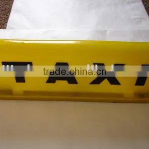 YELLOW Taxi Light With Magnetic dc 12v thumbnail-1