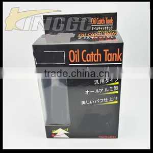 Car Engine Aluminum Universal Auto Fuel Tank Oil Catch Can thumbnail-1