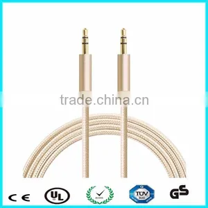Male to Male Aux Cable Braided 3.5mm Jack Audio Cable thumbnail-2