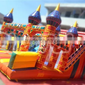 PVC Commercial Cartoon Amusement Park Theme Inflatable Slides thumbnail-2