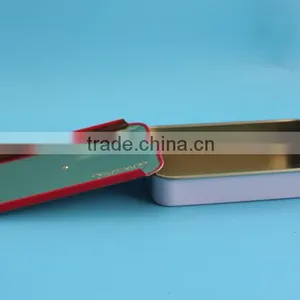 Rectangular Tinplate Metal Tin Can With Sliding Top, 10g-300g Sliding Square Tinplate Metal Tin Quality Choice thumbnail-5