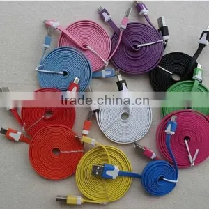 2m V8 Usb Charging Cable Flat Micro Usb Cable for Android Mobile Phone thumbnail-3