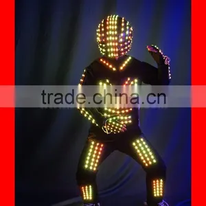 TC-067 Hip Hop Dance Apparel, LED Rope Light-up Costume, LED Tron Costume thumbnail-6