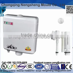Plastic Squatting Pan wc Water Tank & Cistern. Professional Manufacturing Plastic Toilet Flush Cistern thumbnail-1