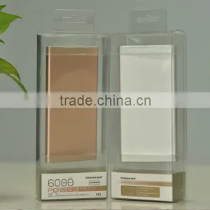 2016 Super Slim Portable High Capacity 6000mah Power Bank For Mobile Phone and Tablet thumbnail-3