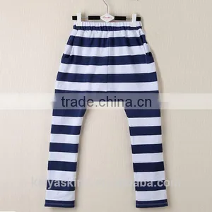 2016 100% Cotton Zebra Stripe Slim Baby Casual Pants thumbnail-1