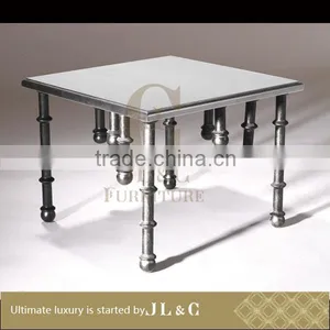 Luxury Living Room AT0-3 Elegant Three Pole Stand Tea Table High-end Furniture Factory Price From China JL&C Furniture thumbnail-1