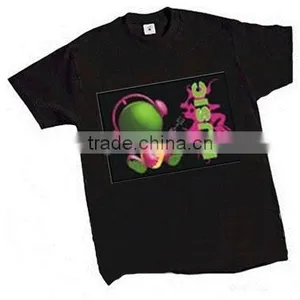 Sound Activated Equalizer Music Flashing EL T-shirt thumbnail-1