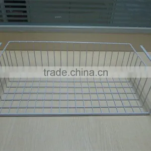 15" White Kitchen Cabinet Wire Basket thumbnail-2