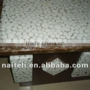 Artificial Stone Panel Popur for Office Reception Table Top and Chairs Design thumbnail-3