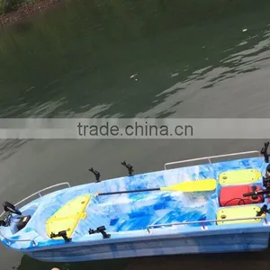 NEW Updated Plastic Big Fishing Kayak for 6people thumbnail-1