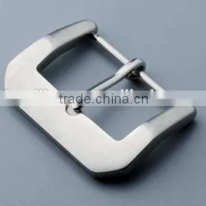 High Polish Stainless Steel 22mm Watch Band Buckle thumbnail-1