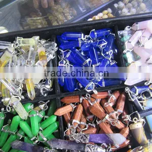 Faceted All Kinds Pure Natural Crystal Pendant,healing Crystal Pendant for Necklace thumbnail-1