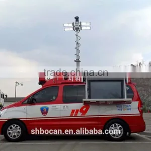 Will Burt Vehicle Mounted Telescopic High Mast Tower Light of Roof Mounting for Emergency Car thumbnail-1