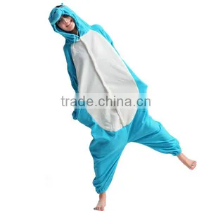 New Cool Hippo Adult Animal Full Body Pajamas Party Costume thumbnail-3