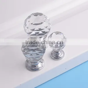 Chrome Plated Kitchen Cabinet Drawer Round Crystal Rhinestone Furniture Handles Knob From China High Quality Cheap Price thumbnail-1