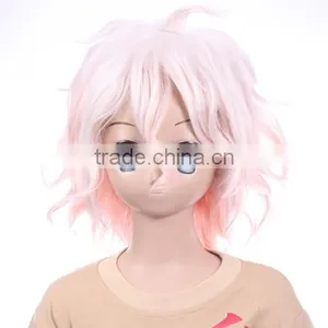 New Design High Heat-resistant Pink/blue/green/yellow Synthetic Japanese Hot Cosplay Wig thumbnail-2
