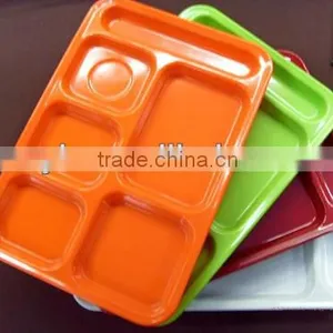 Colorful Sectional Melamine Dinner Plate thumbnail-1