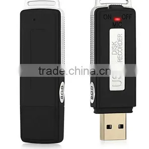 8gb Usb Flash Drive Bulk Audio Voice Recorder Built-in Rechargeable Lithium Battery thumbnail-1