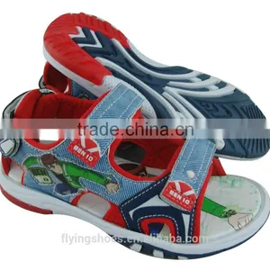 High Quality Sports Kids Rubber Sandals With Ribbon Ben 10 thumbnail-2