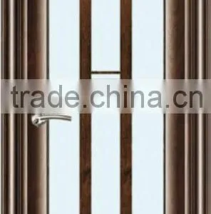 Modern Aluminum Door for Bathroom Frosted Glass Interior Doors thumbnail-3