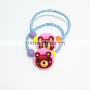 Wholesale Hair Extensions Rubber Bands Cartoon Shaped Soft PVC Hair Ties thumbnail-1