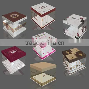 Factory Wholesale Custom Size Designer Luxury Wedding Cake Boxes thumbnail-1
