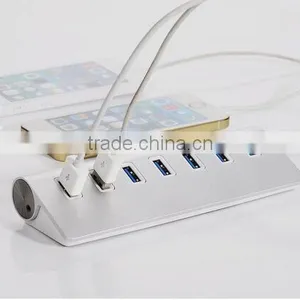 High Speed Aluminium Casing Usb-c Hub,7 Port Type C Change to Usb 3.0 Hub for Macbook thumbnail-3
