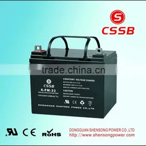 12V33Ah Rechargeable Valve Regulated Lead Carbon Battery thumbnail-6
