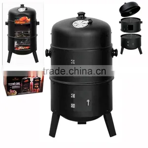 Barrel Bbq Charcoal Grill Smoker Bbq Grill Outdoor Bbq thumbnail-1