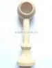 Unfinished Plaint Natural Color Wood Wooden Curtain Rod Bracket,Ceiling Mount Bracket / Scrutch / Holder thumbnail-1