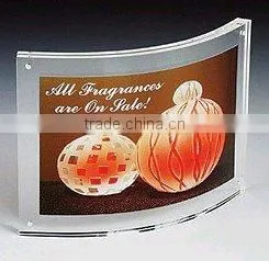 Acrylic Curved Photo Frame (PF-A-0008) thumbnail-1