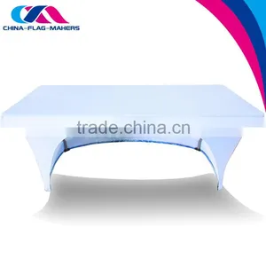 Custom Trade Show Stretch Polyseter Table Cover thumbnail-2