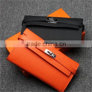 Cheap Genuine Cow Leather Wallet Women's Long Wallet thumbnail-4