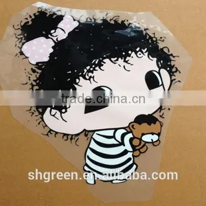 Cute Girl Heat Transfer Iron Sticker for Clothing thumbnail-1