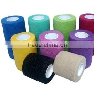 China Manufacturer Cohesive Bandage Nonwoven Self Adhesive Elastic Bandages(CE/FDA Approval) thumbnail-1