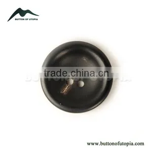 Round Black Horn Buttons thumbnail-1