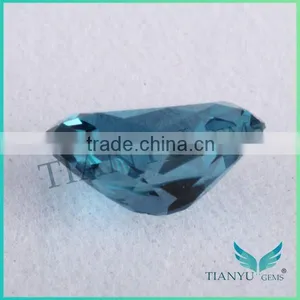 Wuzhou Hotsale AAA Garde 120# Oval Zircon Blue Spinel Gemstone thumbnail-2