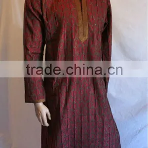 Designer Mens Kurta Australia - RICH WEDDING MENS KURTA - Kurta Shalwar Designs for Men With Heavy Embroidery - Pakistani Men's thumbnail-1