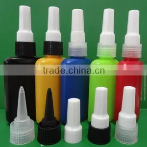 25ml Plastic LDPE Anaerobic&UV Adhesive Blue/red/black Glue Dropper Bottle thumbnail-1