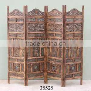 Sheesham Carved Wooden Screen thumbnail-1