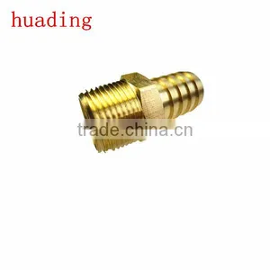Thread Connection With Sleeve for Rubber Hose Male / Thread Connection/ Brass Connector ,high Quality Brass Fitting thumbnail-1