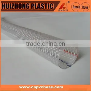 Flexible PVC Clear Nylon Braided Hose/Clear Fiber Reinforced PVC Water Hose thumbnail-4